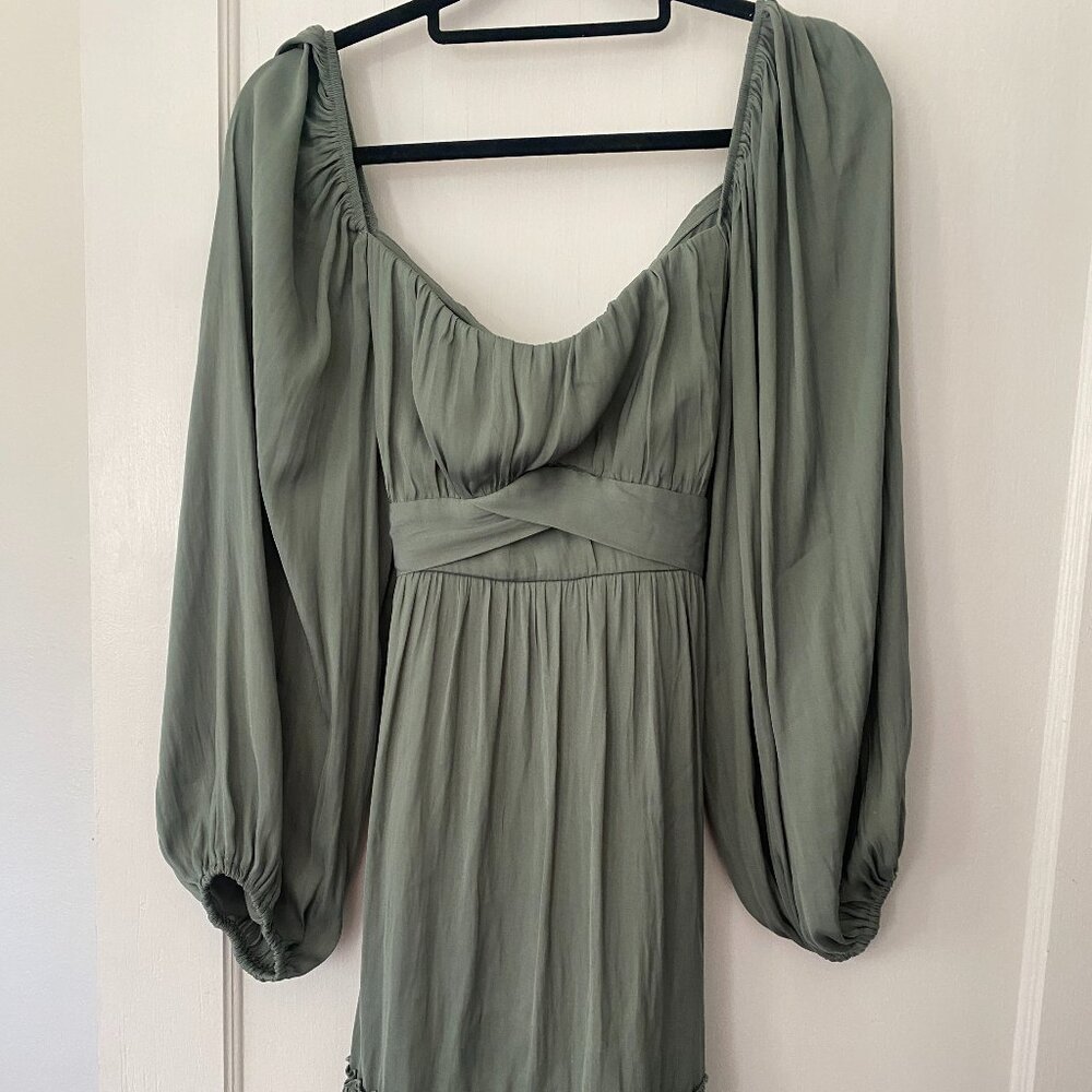 Flowy Babydoll Sage Altar'd State Dresss